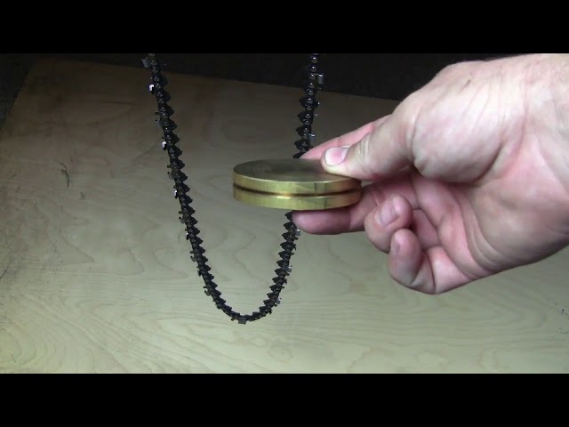 Load Chainsaw Chain & Weight. Set Cutter Head Count (4/13)