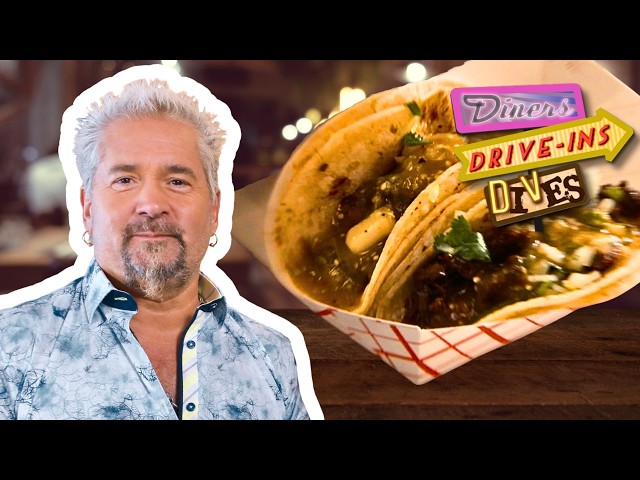 Guy Goes Crazy for These BBQ Chinese Pork Tacos! 🌮🔥 Diners, Drive-Ins and Dives | Food Network