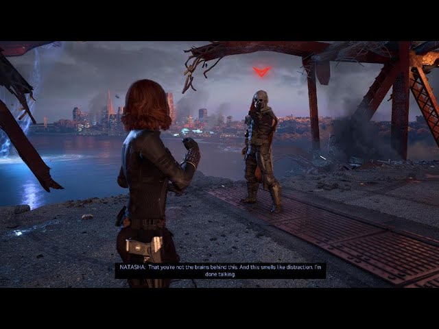 Marvel’s Avengers | Black Widow vs Taskmaster | Bridge Boss Fight