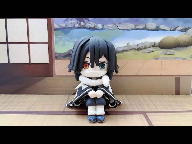 DIY Clay Tutorial—Demon Slayer｜Iguro Obanai｜鬼滅の刃💗