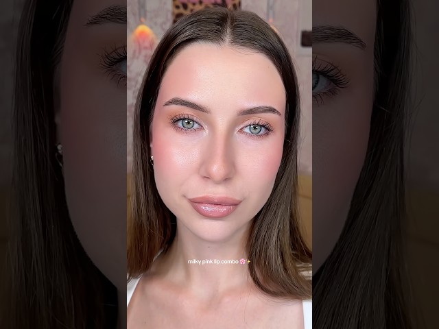 milky pink lip combo 🌸✨#lipcombo #lips #makeuptutorial #makeuphacks #beautytips