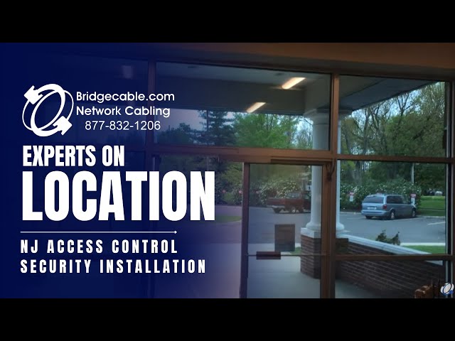 Completed NJ Office Network Data Cabling & Access Control Security Installation | BridgeCable.com