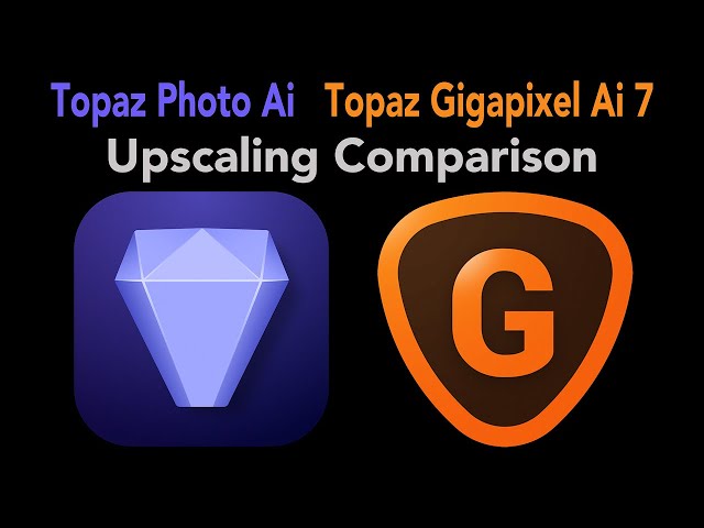 TOPAZ PHOTO AI and TOPAZ GIGAPIXEL AI (Upscaling and Enhancing Comparison)