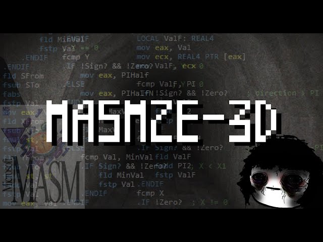 I MADE A 3D HORROR GAME USING ASSEMBLY