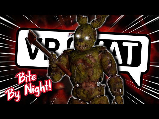 Springtrap Is Crazy In Bite By Night! - Roblox Funny Moments (VRChat)