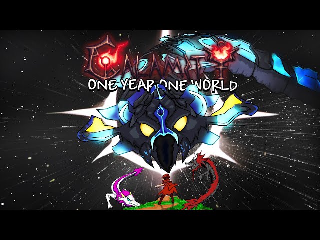 I Spent an Entire YEAR on ONE World | THE MOVIE | Calamity