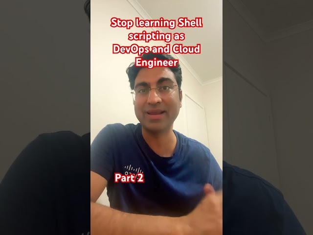Stop learning Shell scripting as DevOps and Cloud Engineer. #devopsengineer #cloud #cloudcomputing