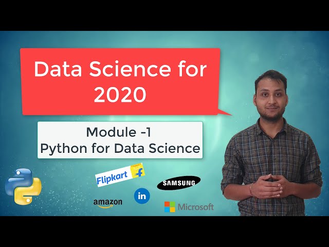 Introduction | Python for Data Science | Python Tutorial for Beginners in 2020
