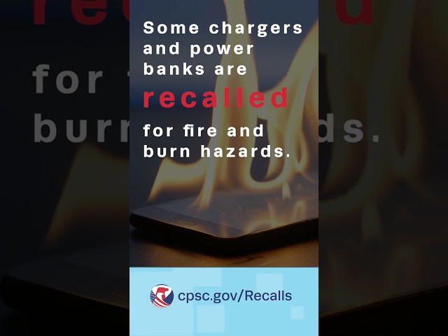 Recall Roundup - Charging This Overnight? Fire Risk