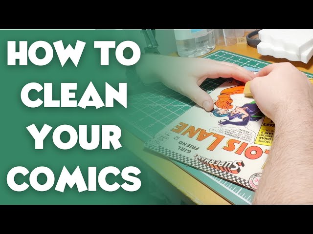 How to CLEAN your comics // a Beginner's Guide