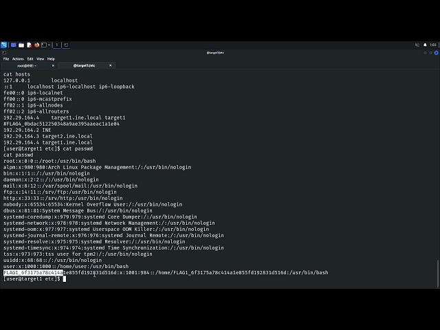 Host & Network Penetration Testing Post Exploitation CTF 1