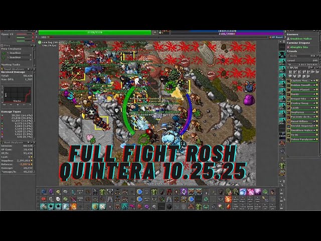 Tibia War Quintera- Full Fight Roshamuul Massacre 10.25.25