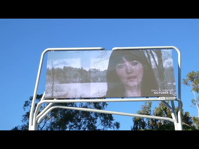 Verity Billboard Anne Hathaway Dakota Johnson Josh Hutcherson Sunset Blvd LA CA October 2, 2026