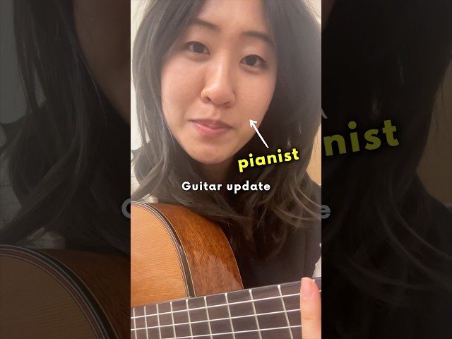 Guitar update (as a pianist)