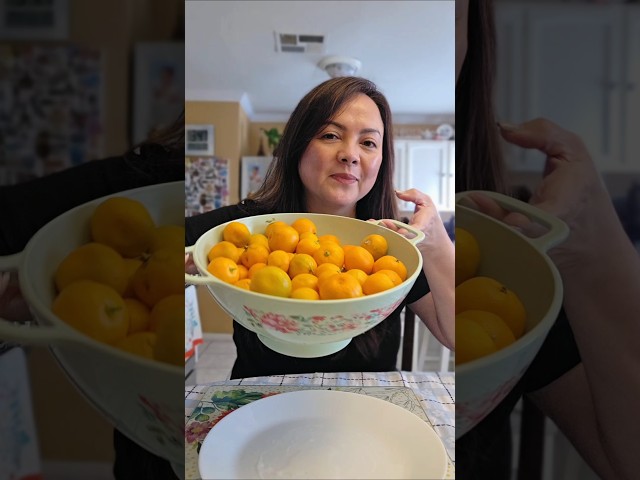 Let's save these Calamansi and turn into Calamansi Iced Flower Cubes!