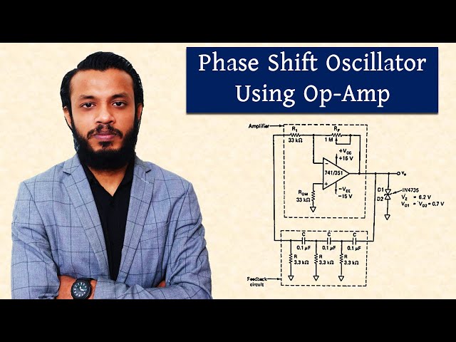 Phase shift oscillator using Op Amp || ফেজ শিফট অসিলেটর || Operational Amplifier