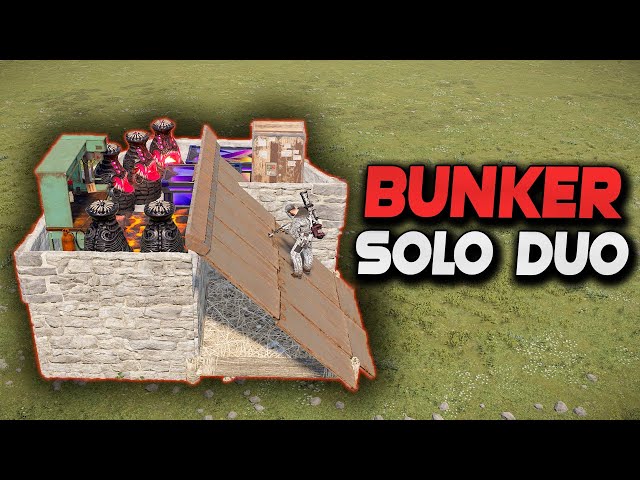 NEW BUNKER SOLO DUO in Rust | Rust Building Tutorial 2023