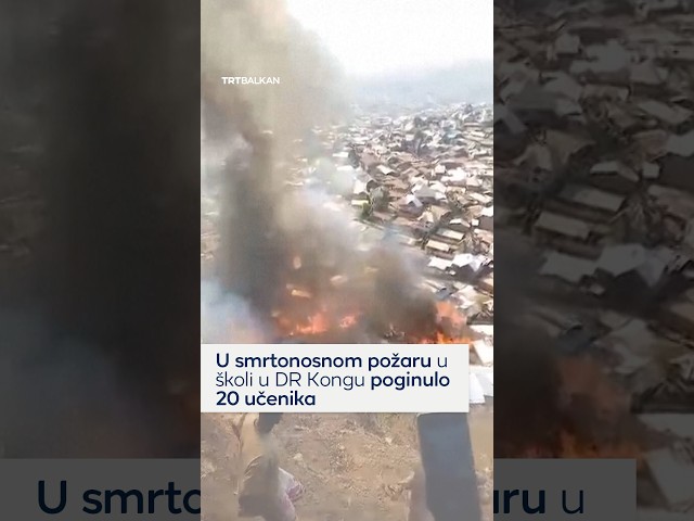 U smrtonosnom požaru u školi u DR Kongu poginulo 20 učenika
