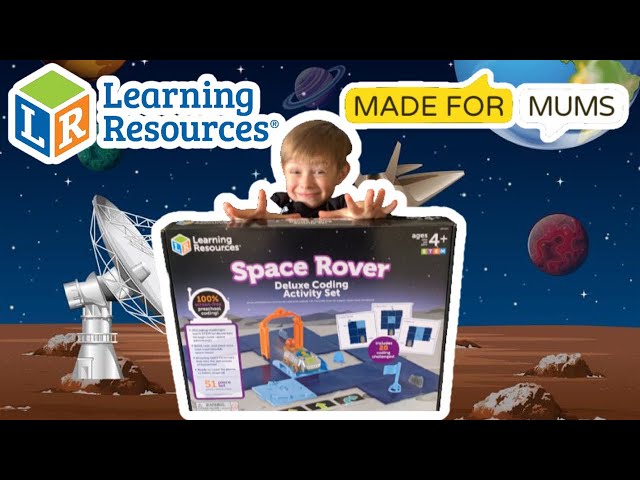 Unboxing & Review of Learning Resources Space Rover Deluxe Coding Activity Set Toy #toys