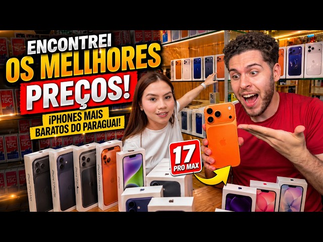 I FOUND the store with the CHEAPEST iPhones in Paraguay! iPhone 17 Pro Max, 16 Pro Max and More