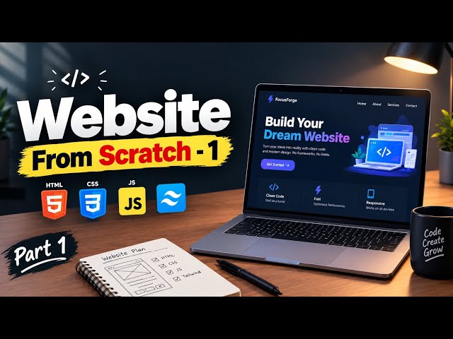 Build a Responsive Website in 4 Minutes | HTML & CSS Beginner Guide (2026)