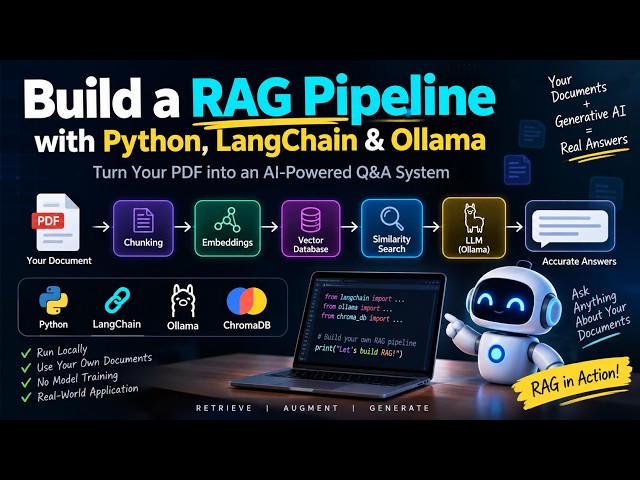 I Built a RAG AI From Scratch with Python, LangChain & Ollama 🤖 | Full Demo