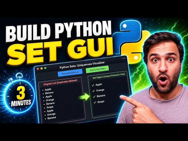 Build a Python Set GUI in 3 Minutes