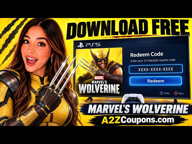 ✅ How to Download Marvel's Wolverine for FREE on PS5 (2026) 😳 Easy Redeem Code Guide!