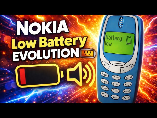 Nokia low battery evolution #nokia #vintage #evolution #ringtone