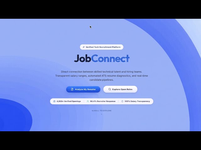Jobconnect-Mongodb Hackathon-Team Black Jackers