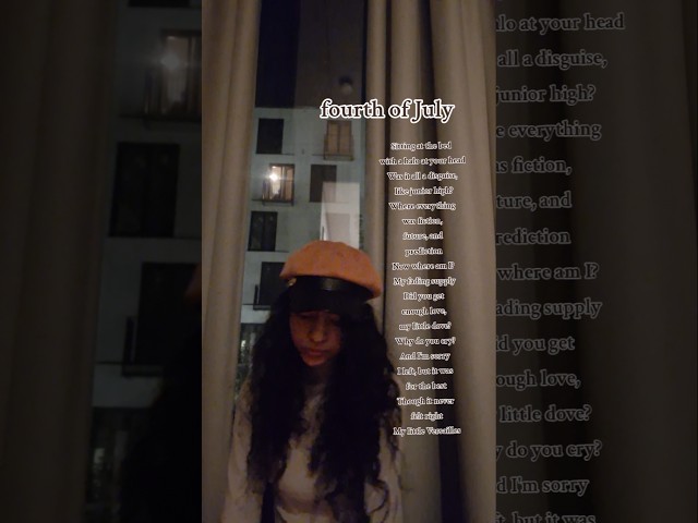 fourth of july - sufjan stevens 4/30 #singingchallenge #covers #fourthofjuly #pianocover