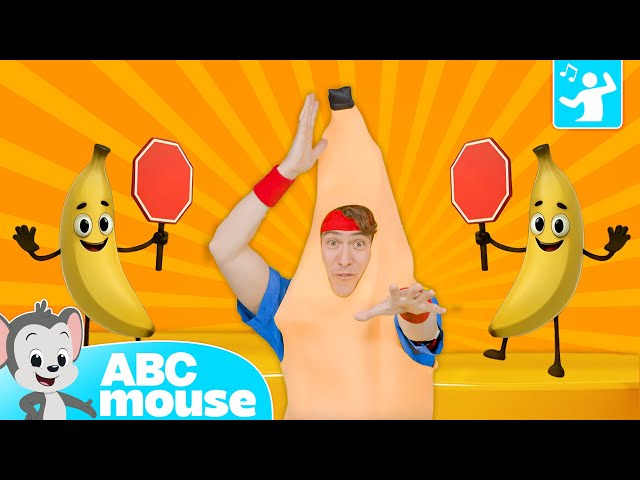 🍌 Banana Freeze Dance 🍌 Move With Jason 🎶 |🕺Dance & Brain Break | Exercise for Kids | ABCmouse