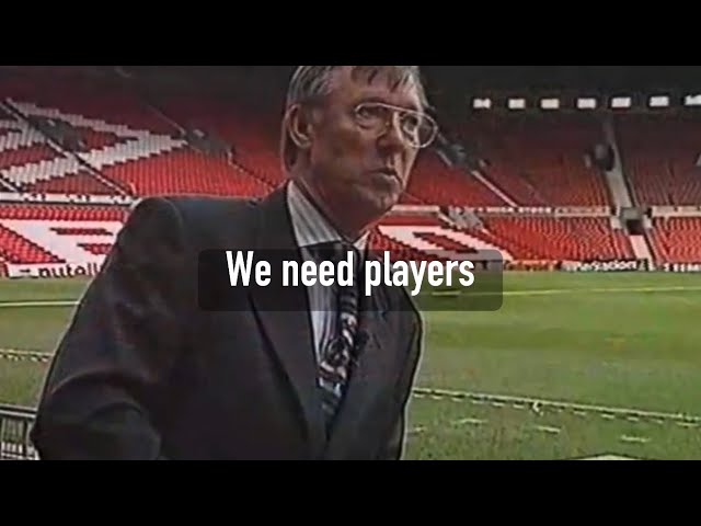 Sir Alex Ferguson loves Eric Cantona 