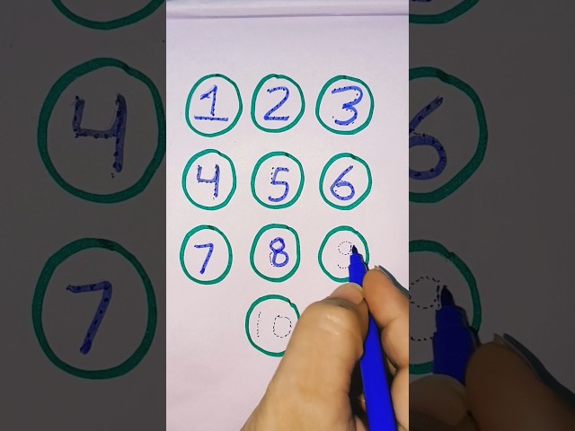 counting song for kids | 1 to 10 Numbers for kids #shorts #kidseducation