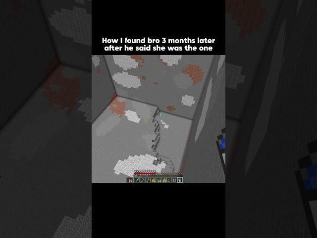 He's creating the void she left in him