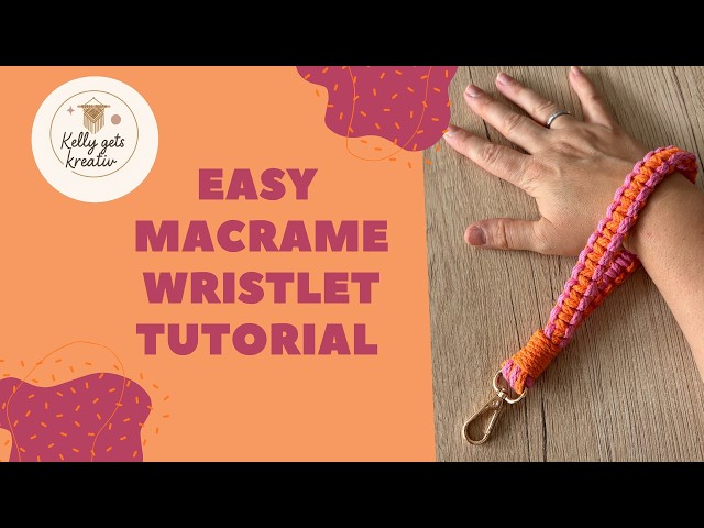How to Make a Macramé Wristlet | Easy Beginner Tutorial