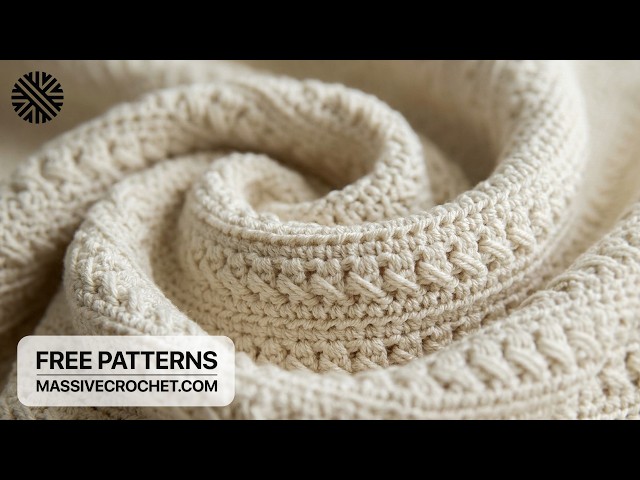 MUST-TRY!⚡️VERY EASY Crochet Pattern for Beginners - Crochet Stitch for Baby Blanket, Scarf & Bag