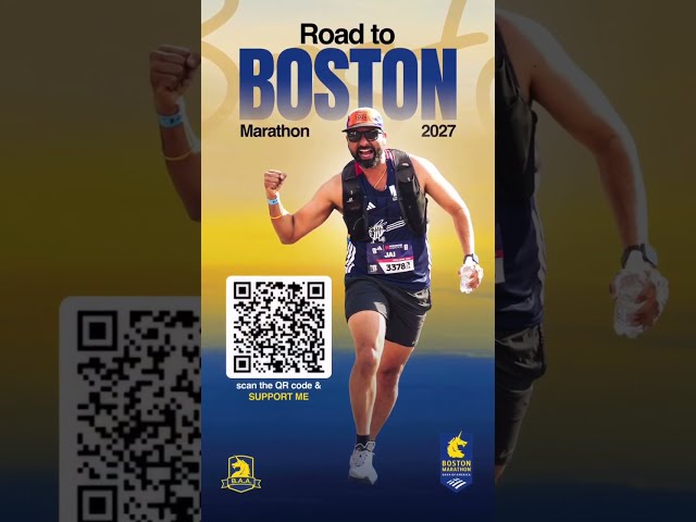 Boston Marathon 2027 | Ep 04 | Huge Shoutout to My Donors! 🙌 #AskJai #shorts