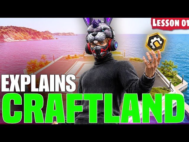 LEARNING CRAFTLAND✅ || CRAFTLAND from 0 | LESSON 1 | NOOB TO PRO SERIES | Alokal Gamers #craftland
