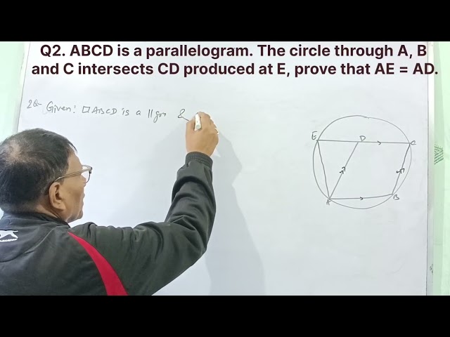 Lecture 11 - Circle. Questions practice. Class 9.