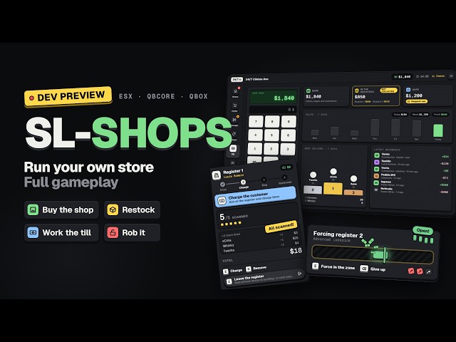 Next-Gen FiveM Store System | Full Beta Showcase
