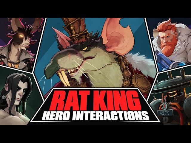 RAT KING Interactions With Other Heroes (ALL NEW) Deadlock
