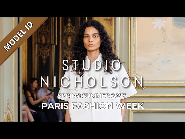 Studio Nicholson Men's Spring Summer 2027 Fashion Show Model ID | Paris Fashion Week