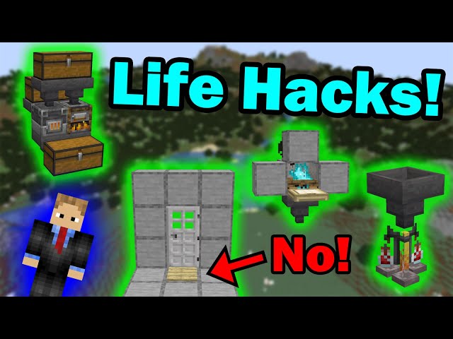 Six Early Game Life Hacks (Minecraft Java)