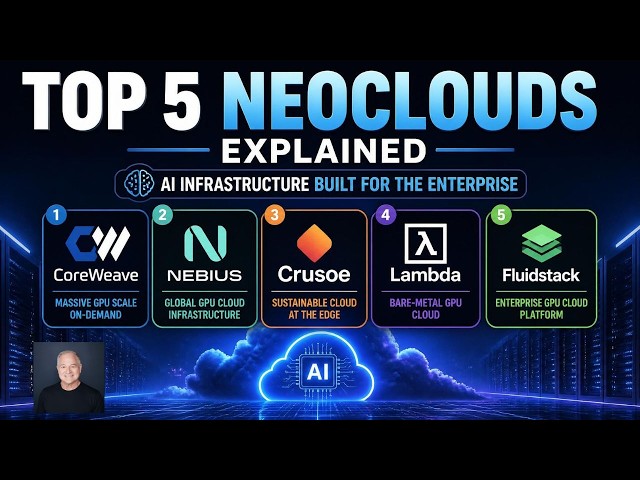 Top 5 NeoClouds Explained: CoreWeave, Nebius, Crusoe, Lambda, Fluidstack
