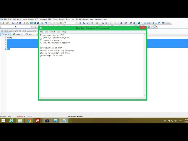 Introduction of php and how to download web server