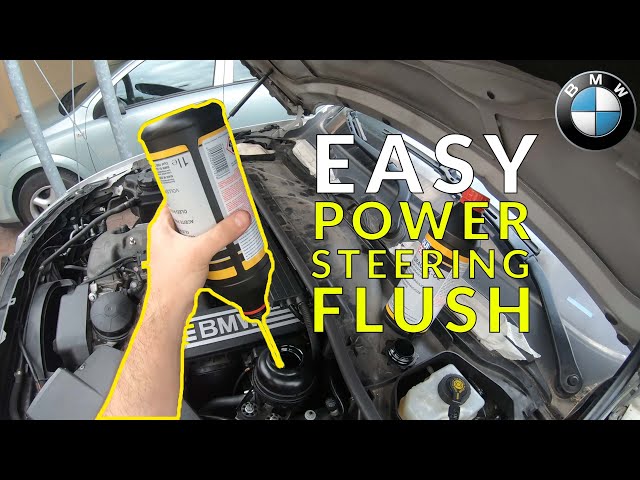 How To Flush Power Steering Fluid on a BMW - Easy 5 minute DIY! [2023]