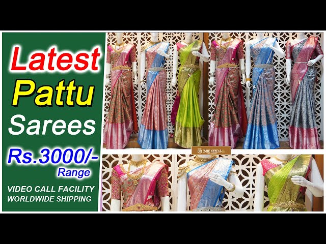 Latest Pattu Sarees Collection | She Needs Latest Fancy Sarees Collections