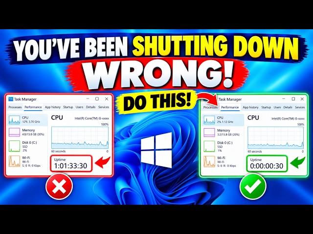 Don’t Just Click Shut Down! DO THIS to Fully Power Off!