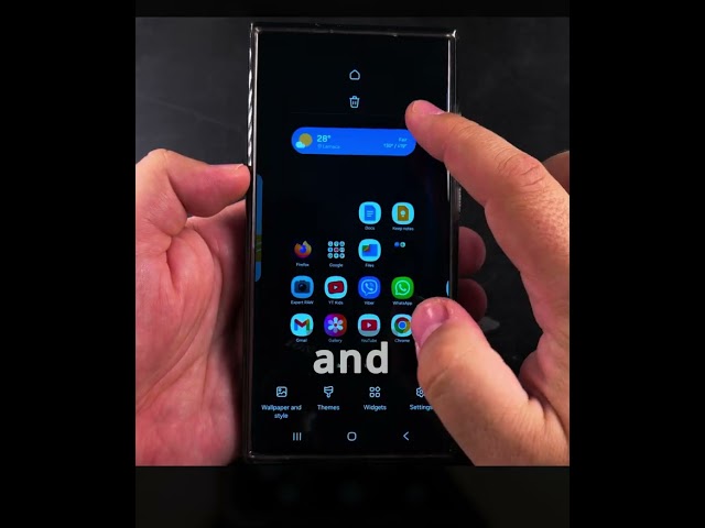 How to Rearrange Home Screen Panels on Samsung Android part 1